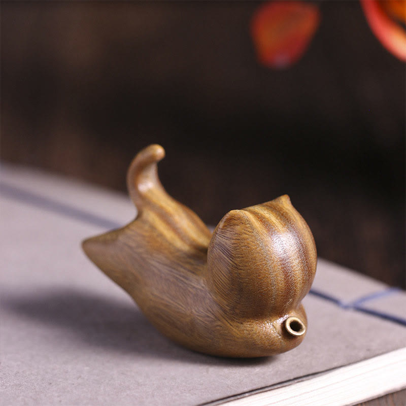 Buddha Stones緑 白檀 かわいい 猫柄 癒し スティック 香炉 装飾 - image 3