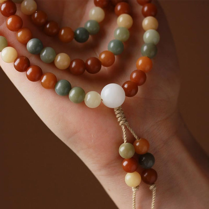 Buddha Stonesの種Mala調和の知恵ブレスレット