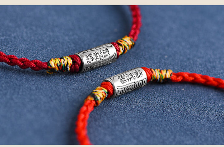 Buddha Stones手作り 925スターリングシルバー 万事うまくいくデザイン 保護強さブレスレットアンクレット - image 23