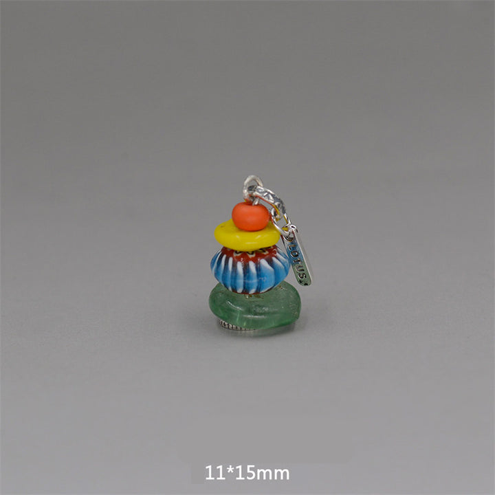 Buddha Stones禅ケアン ラブラドライト 各種クリスタル 落ち着いたペンダントネックレス