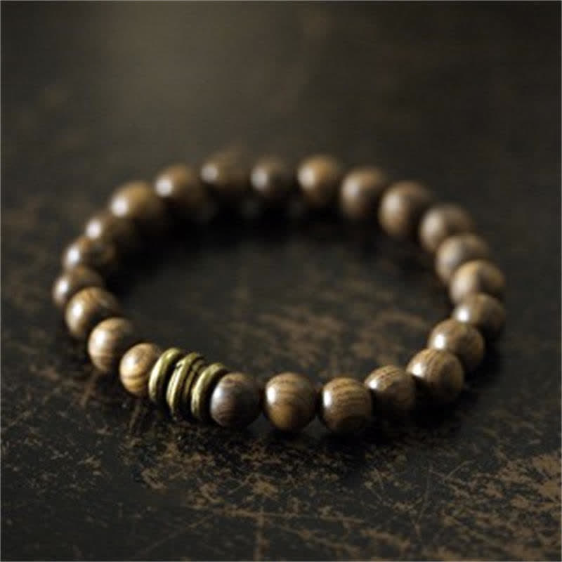 Buddha Stonesチベットサンダルウッド守護ブレスレット - 17～17.5cm - image 1