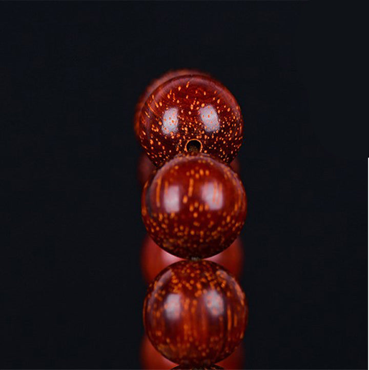 Buddha Stonesチベット小葉紫檀バランスブレスレット - image 16