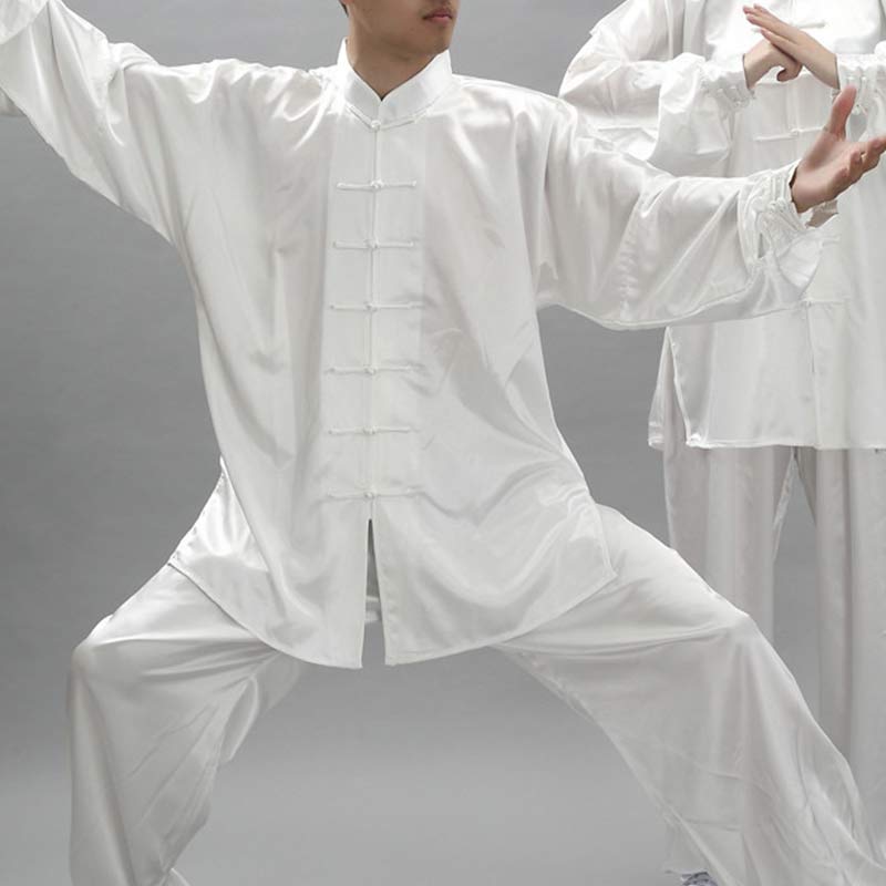 Buddha Stonesシンプルな柄 瞑想 祈り スピリチュアル 禅 太極拳 気功 練習 ユニセックス 服セット - 白 - 3XL- 米国/UK/AU/ EUの2XLに適合 - image 10
