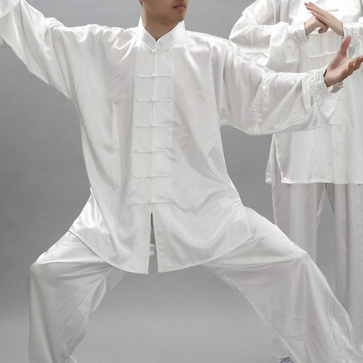 Buddha Stonesシンプルな柄 瞑想 祈り スピリチュアル 禅 太極拳 気功 練習 ユニセックス 服セット - 白 - 3XL- 米国/UK/AU/ EUの2XLに適合 - image 10