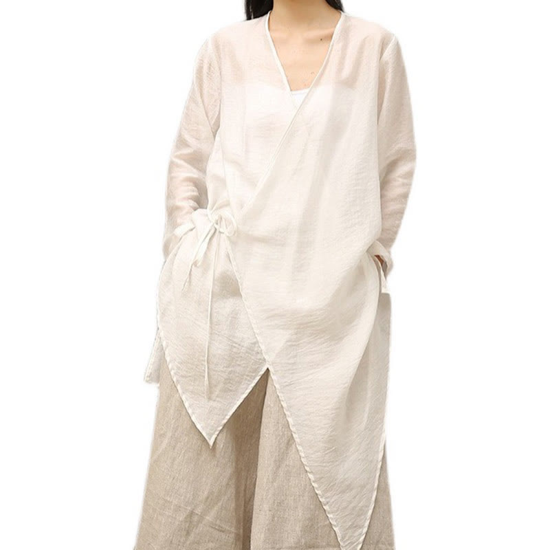 Buddha Stonesシンプル ホワイト ベージュ 柄 瞑想 スピリチュアル 禅 練習 ヨガ 服 レディース