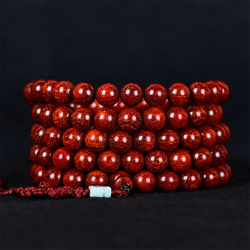 Buddha Stonesチベット小葉紫檀バランスブレスレット - image 14