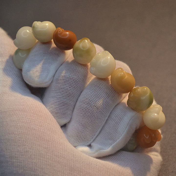 Buddha Stones多層菩提樹 かわいい猫の足跡 穏やかなハーモニーブレスレット - image 11