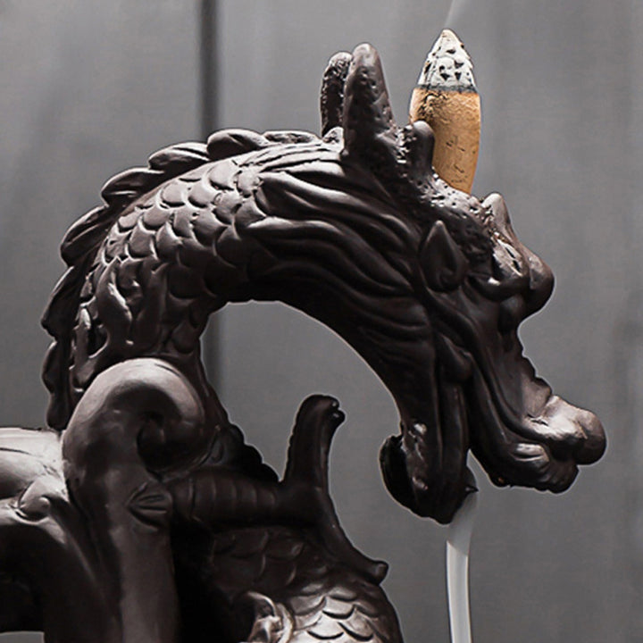 Buddha Stonesチベット龍守護香炉装飾