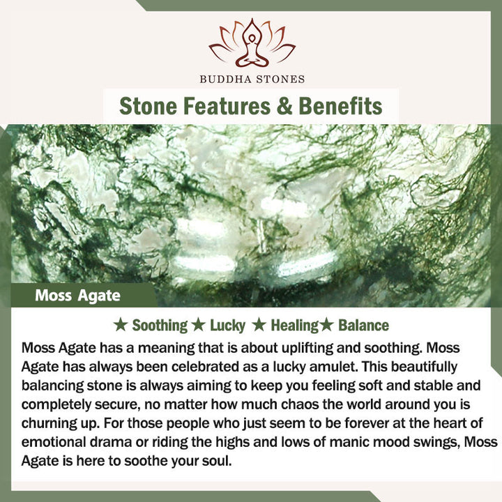 Buddha Stones天然石クォーツヒーリングビーズブレスレット