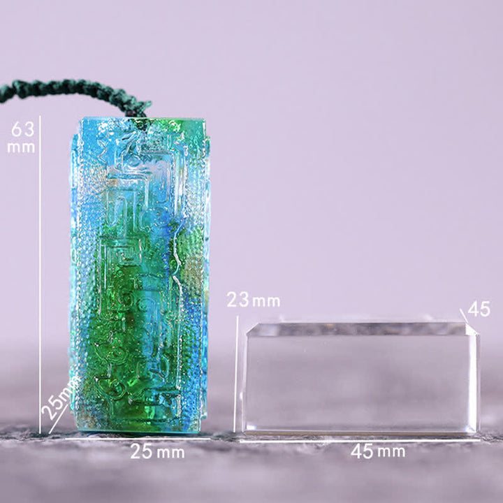 風水手作りLiuliクリスタルアートピースホームオフィス装飾