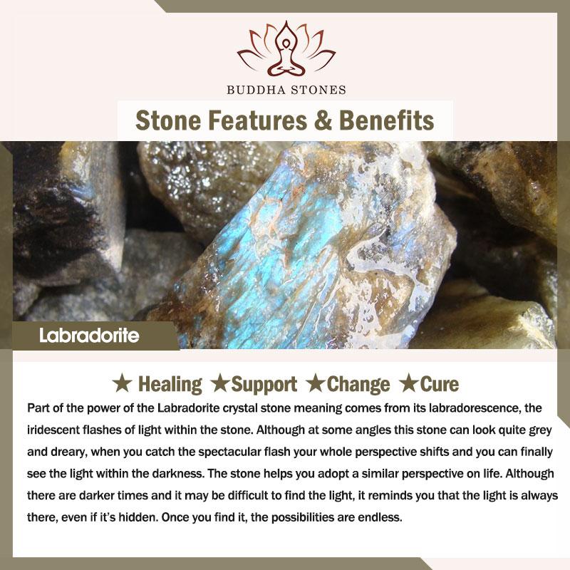 Buddha Stones天然石クォーツ ラブハート ヒーリングビーズブレスレット