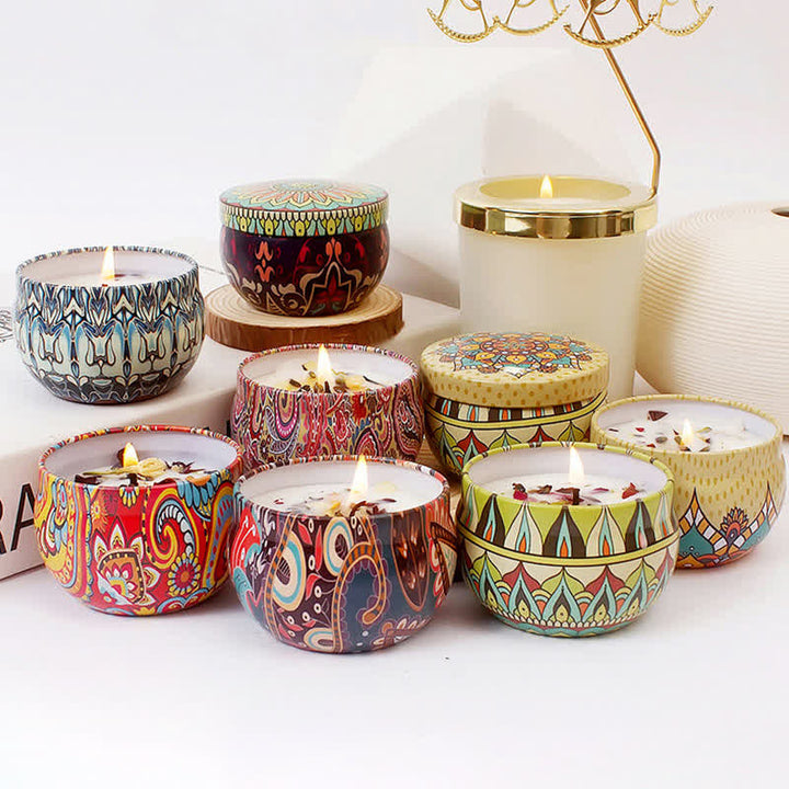 ホワイトティー、ジンジャーフラワー、ラベンダー、クチナシの香りのソイワックスキャンドル。ご家族やご友人へのギフトに。 - image 2