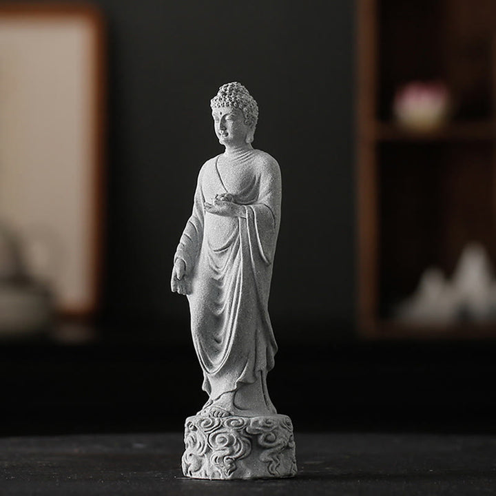 Buddha Stones瞑想仏縁起の良い雲デザイン静寂ホームデコレーション