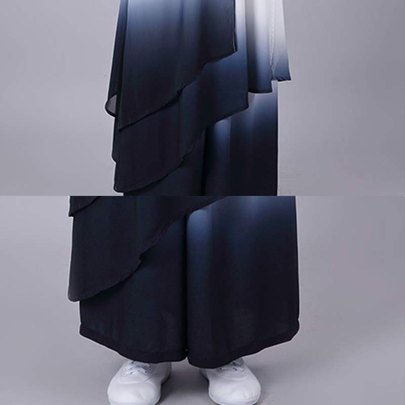 Buddha Stonesグラデーション絵画瞑想祈りスピリチュアル禅太極拳気功練習ユニセックス服セット
