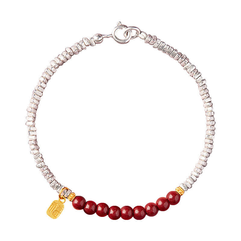 Buddha Stones925 スターリングシルバー 辰砂 フーキャラクター 祝福ブレスレット - image 11