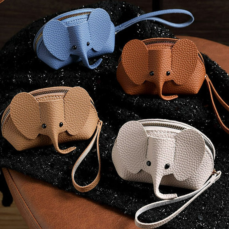 Buddha Stones PUレザー製ラッキーエレファントリストレットウォレット - image 0