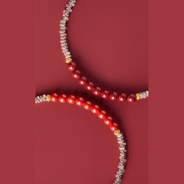 Buddha Stones925 スターリングシルバー 辰砂 フーキャラクター 祝福ブレスレット - image 9