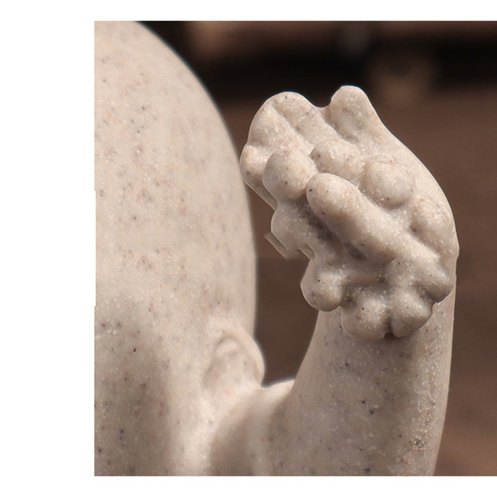 Buddha Stonesチベット瞑想 仏陀 僧侶 祝福 静寂 樹脂 ホームデコレーション