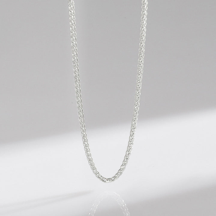925スターリングシルバー イーヴィルアイ ハムサシンボル 繁栄と幸運のチェーンネックレスペンダント - 鎖 - image 18