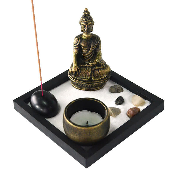 Buddha Stones仏陀のシンボル 岩 瞑想 穏やかな禅ガーデン ホームデコレーション