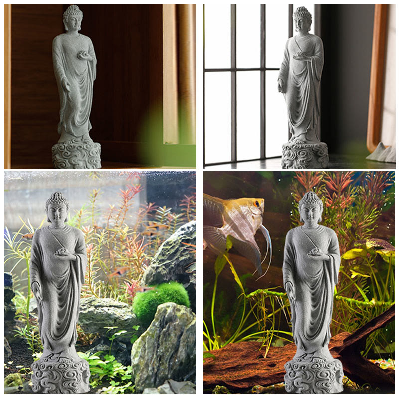 Buddha Stones瞑想仏縁起の良い雲デザイン静寂ホームデコレーション