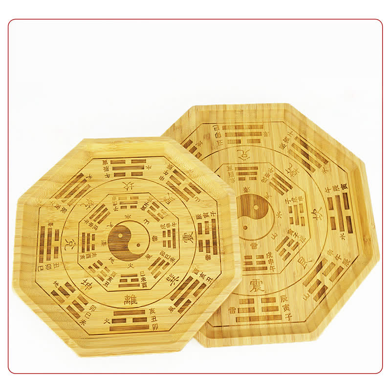 風水竹八卦図 調和エネルギー図