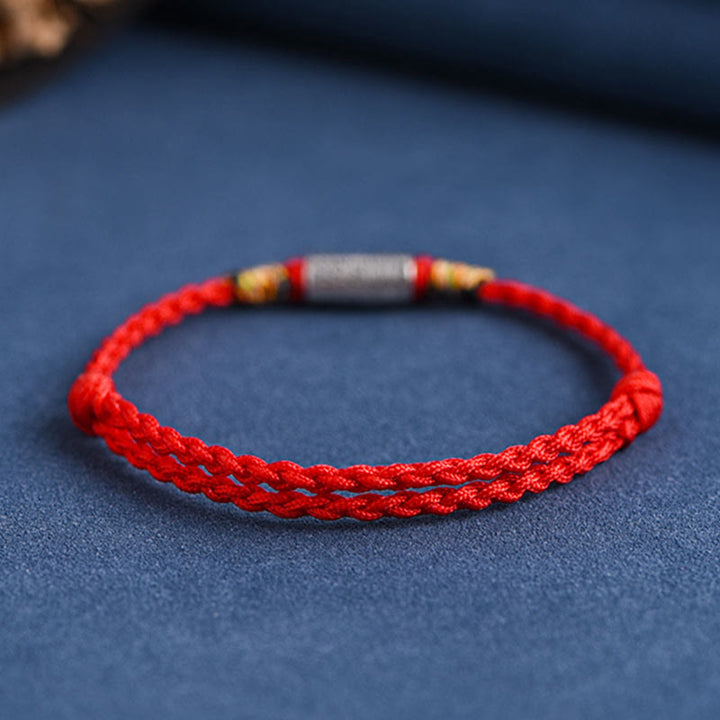 Buddha Stones手作り 925スターリングシルバー 万事うまくいくデザイン 保護力 強度 ブレスレット アンクレット