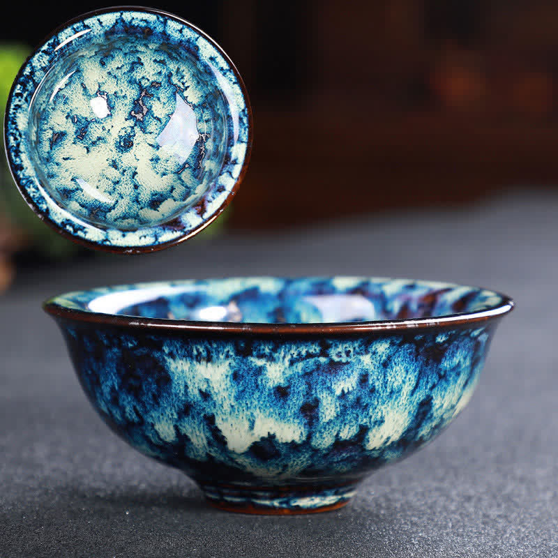 Buddha Stonesカラフル セラミック ティーカップ ホームオフィス ティーカップ - スティールブルー - image 59