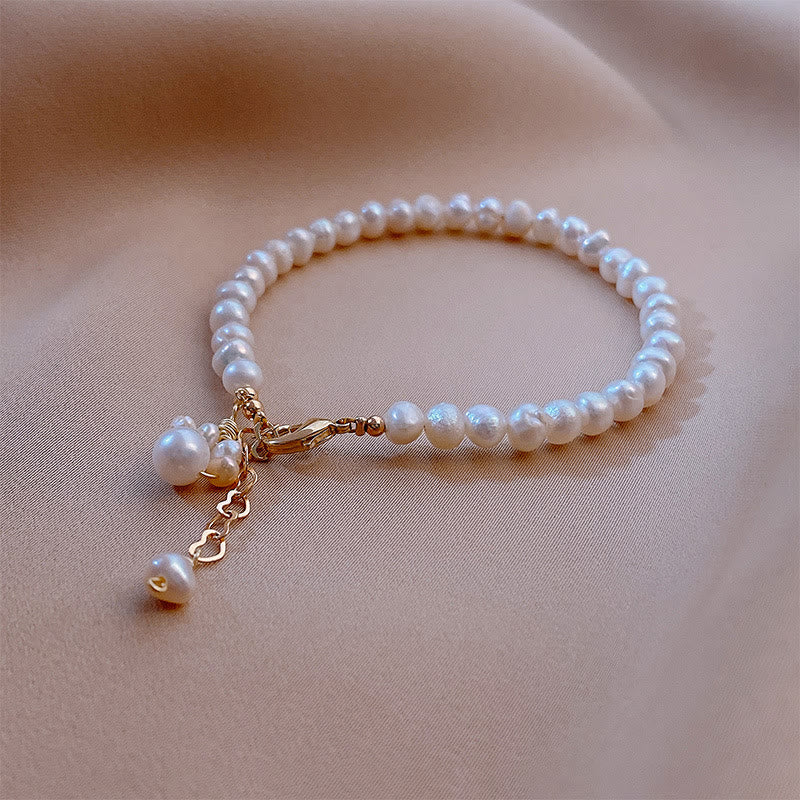 Buddha Stonesパール猫の足跡ヒーリングチェーンブレスレット - image 6