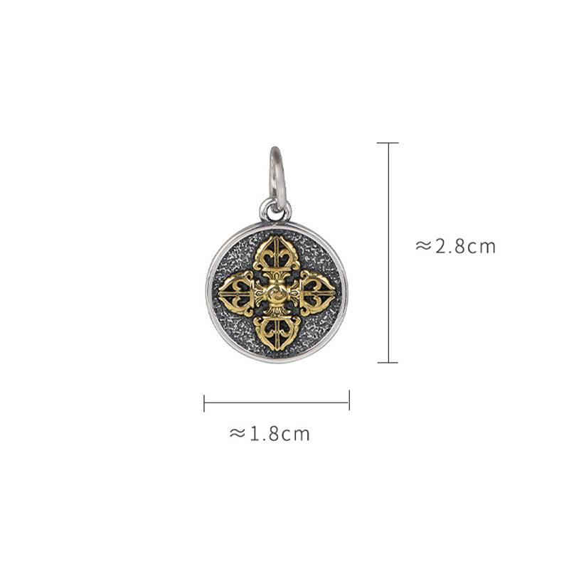 Buddha Stones925 スターリングシルバー ダブルドルジェ ヴァジュラ 祝福ネックレス ペンダント - image 10