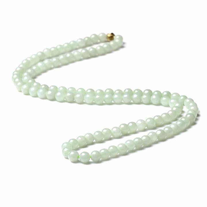 108個のビーズの翡翠の幸運のブレスレットのMala
