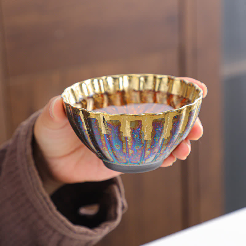 Buddha Stonesカラフルな陶器のティーカップ ティーカップ - image 1