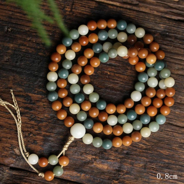 Buddha Stonesの種Mala調和の知恵ブレスレット