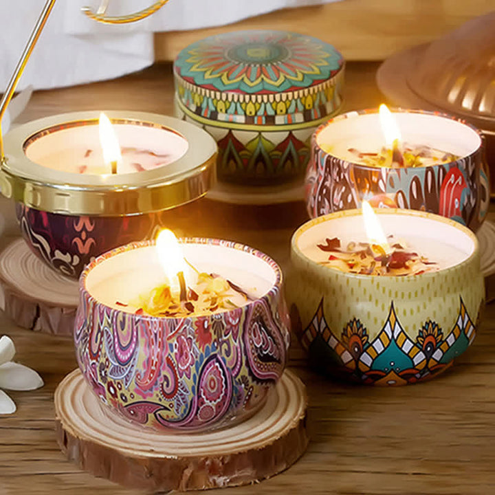 ホワイトティー、ジンジャーフラワー、ラベンダー、クチナシの香りのソイワックスキャンドル。ご家族やご友人へのギフトに。 - image 14