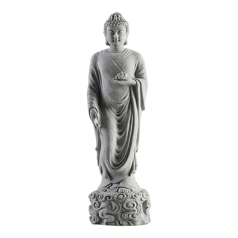 Buddha Stones瞑想仏縁起の良い雲デザイン静寂ホームデコレーション