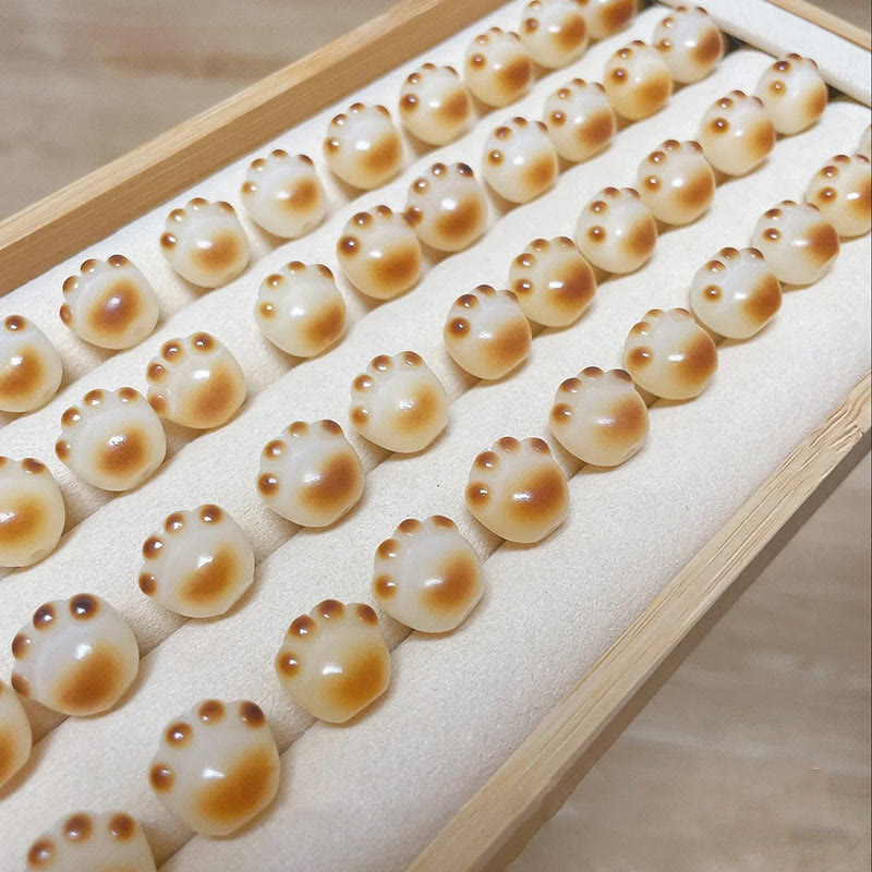 Buddha Stonesかわいい猫の足爪 菩提樹 平和ブレスレット - image 18