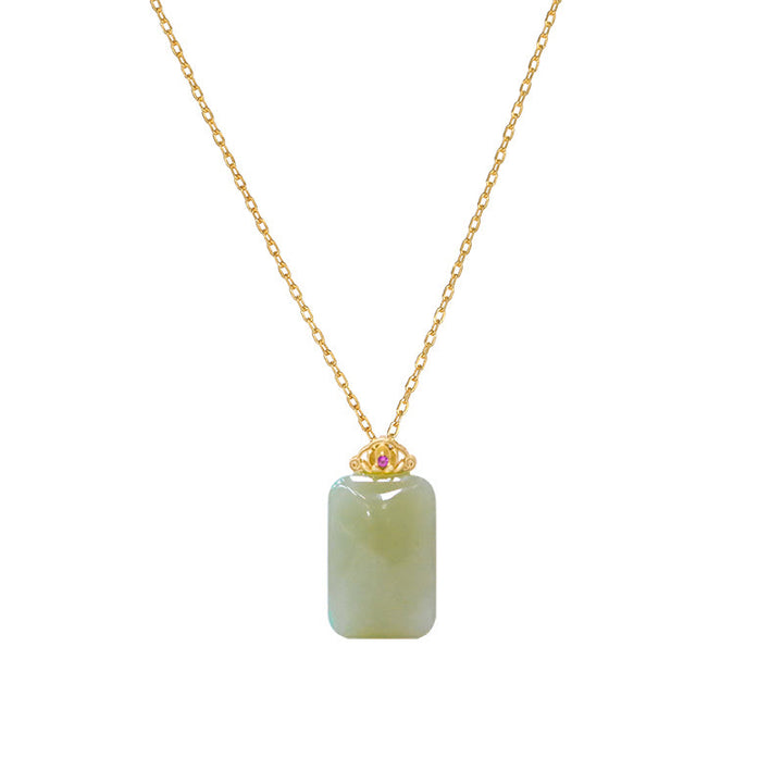 Buddha Stones925 スターリングシルバー 天然和田翡翠 シアン翡翠 幸運の笑う仏陀 蝶のネックレスペンダント - image 47