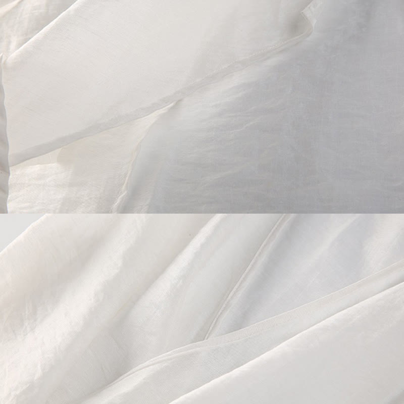 Buddha Stonesシンプル ホワイト ベージュ 柄 瞑想 スピリチュアル 禅 練習 ヨガ 服 レディース - image 6