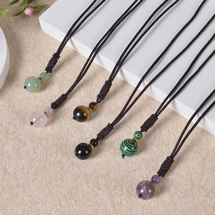 Buddha Stonesチベット翡翠ハーモニーネックレス