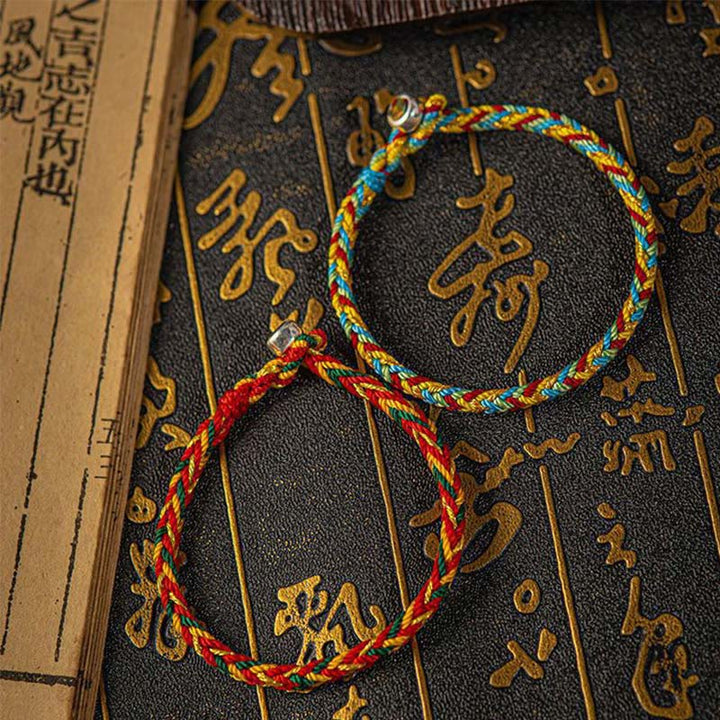 Buddha Stones「幸運と成就を祈ります」幸運のマルチカラーブレスレット - image 12