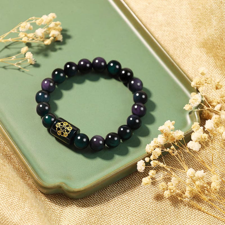 負のエネルギーを吸収するBuddha Stones黒曜石セット