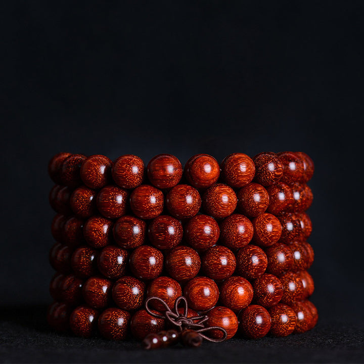 Buddha Stonesチベット小葉紫檀バランスブレスレット - image 13