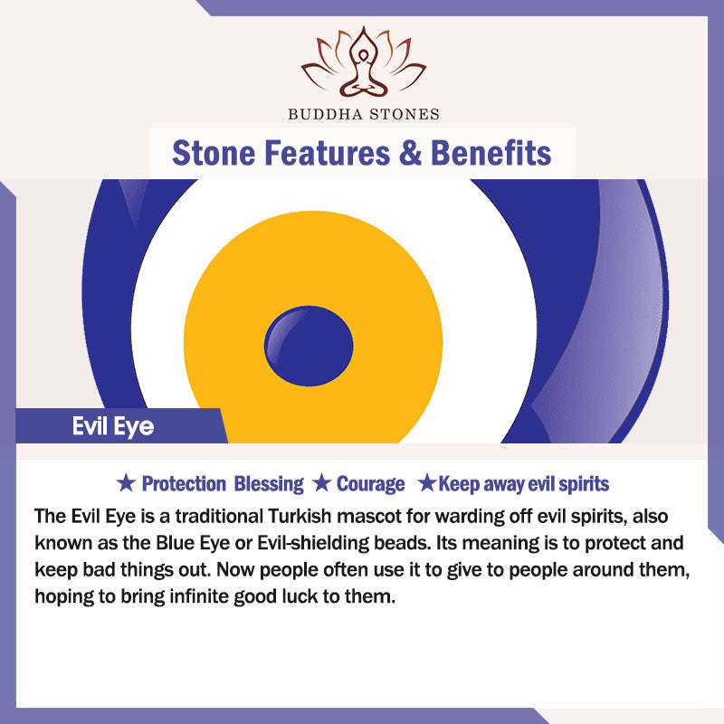 Buddha Stonesチベットターコイズ邪眼浄化ブレスレット - image 6