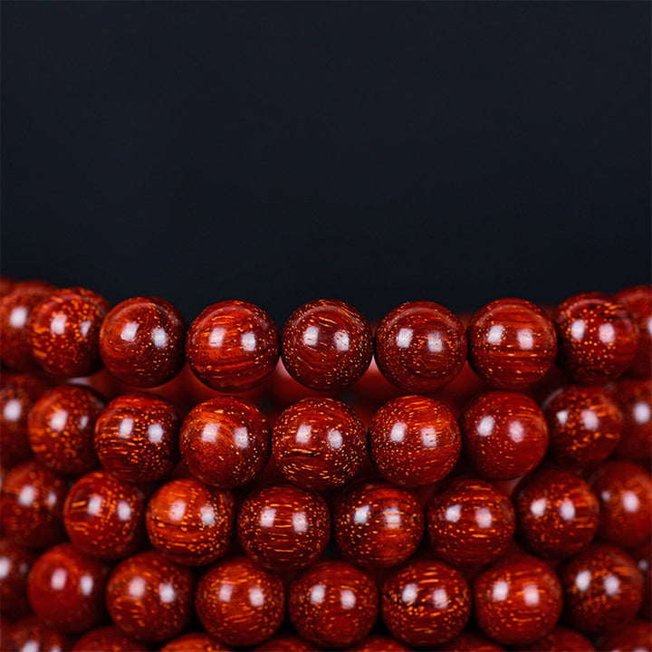 Buddha Stonesチベット小葉紫檀バランスブレスレット - image 15