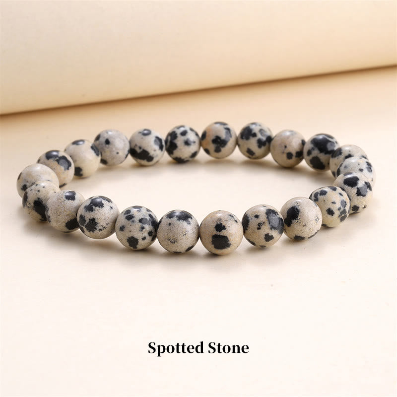 Buddha Stones天然石クォーツヒーリングビーズブレスレット