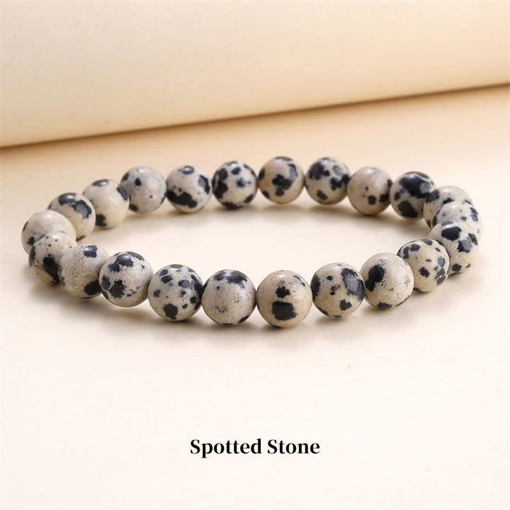 Buddha Stones天然石クォーツヒーリングビーズブレスレット