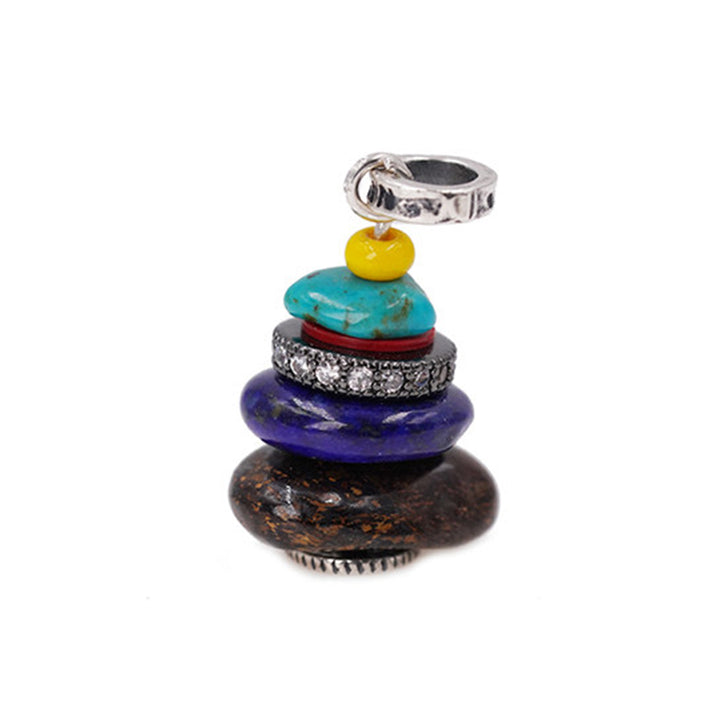 Buddha Stones禅ケアン ラブラドライト 各種クリスタル 落ち着いたペンダントネックレス