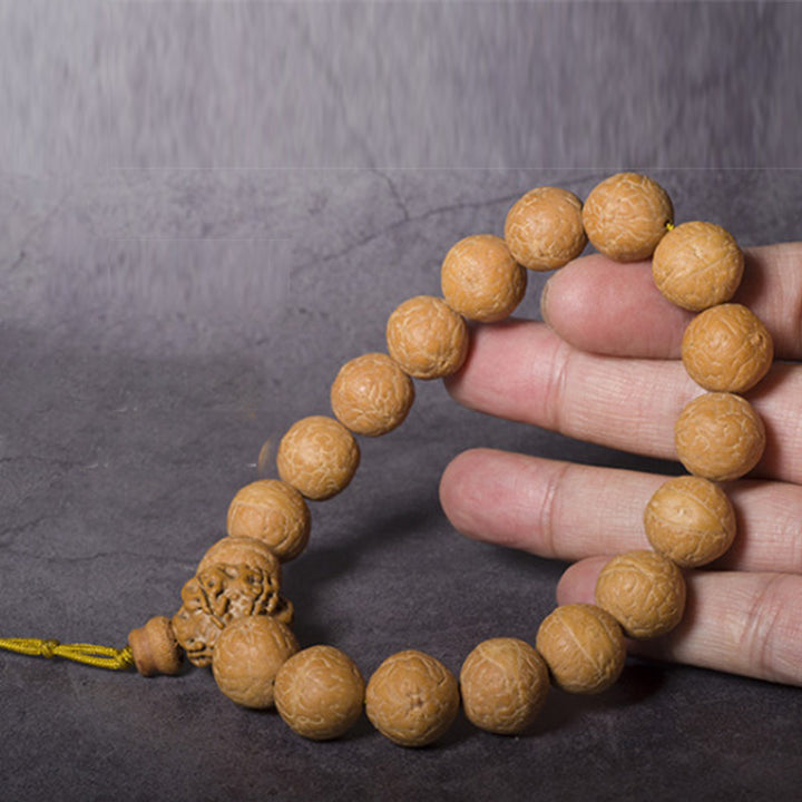 Buddha Stones菩提樹 幸運 縁起物Malaタッセル ポケットMala