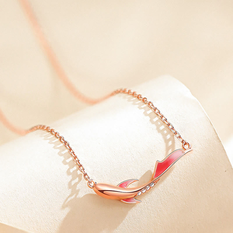 Buddha Stones925スターリングシルバー 鯉 幸運 ジルコン 繁栄 ネックレス ペンダント - image 5