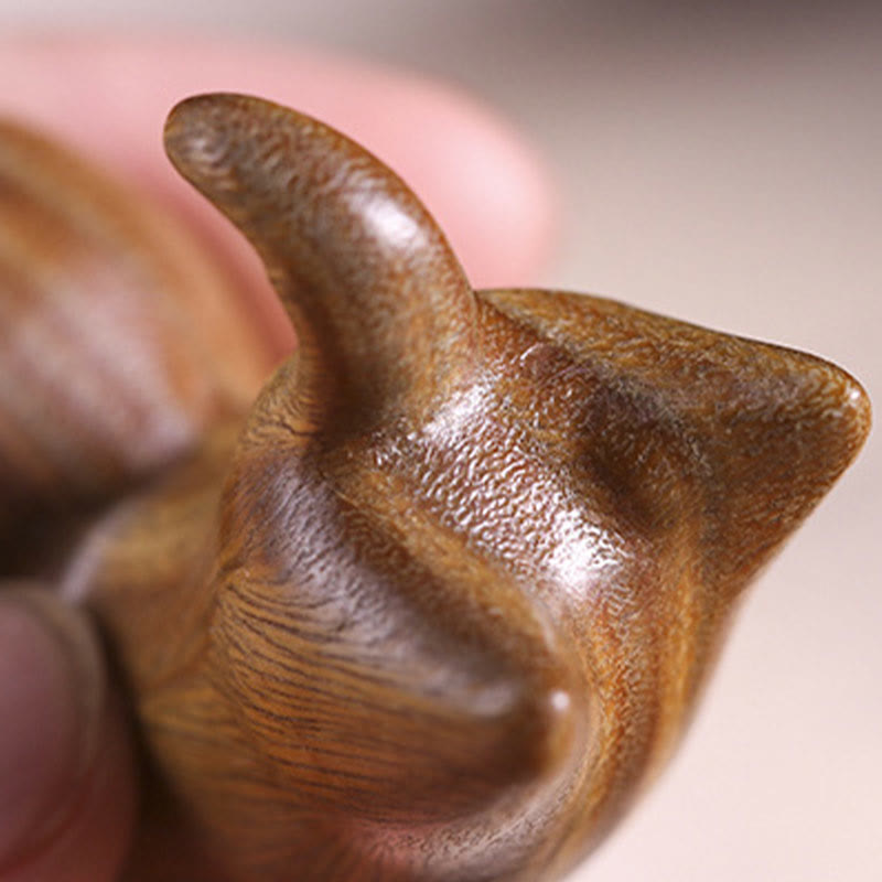 Buddha Stones緑 白檀 かわいい 猫柄 癒し スティック 香炉 装飾 - image 12